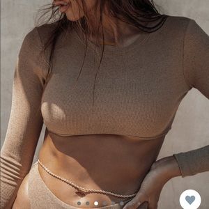 NEW JLUXLABEL Ribbed 2 piece